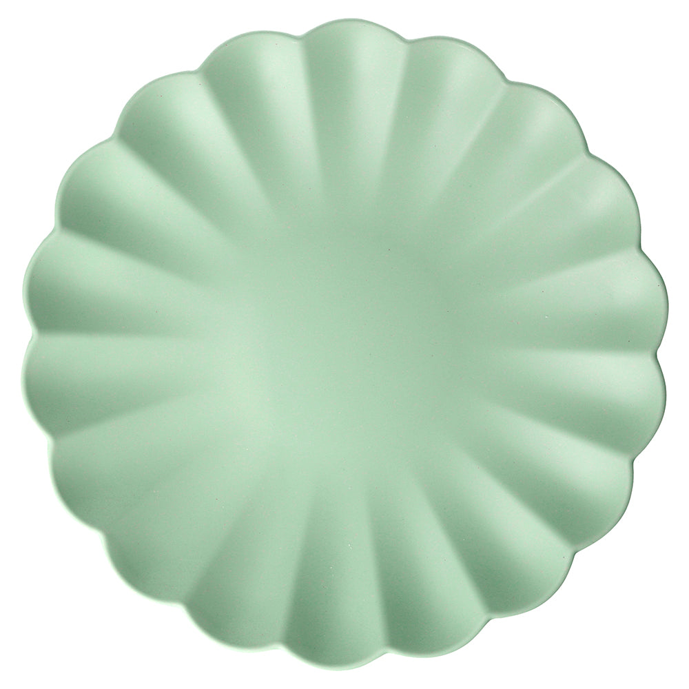 Platos de fibra de bambú - grandes 24cm