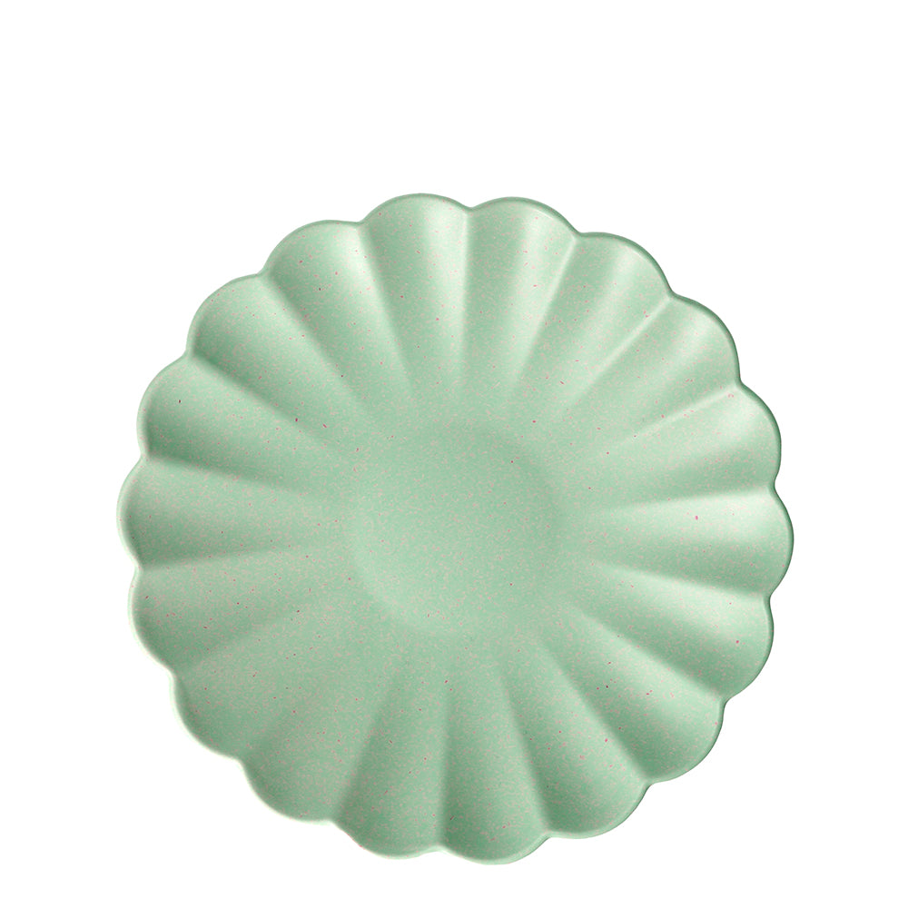 Platos de fibra de bambú - pequeños 19cm