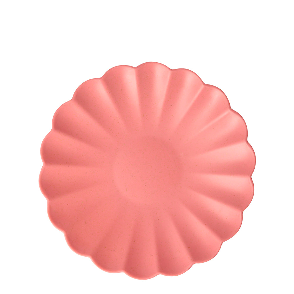 Platos de fibra de bambú - pequeños 19cm