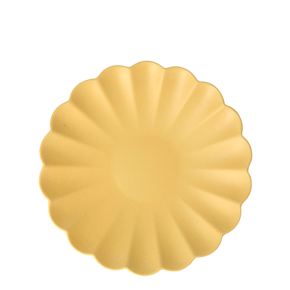 Platos de fibra de bambú - pequeños 19cm