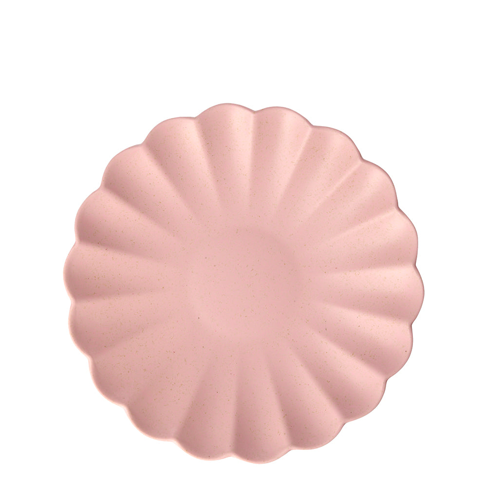 Platos de fibra de bambú - pequeños 19cm