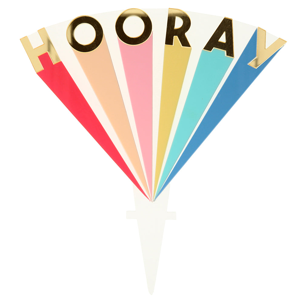 Topper de acrílico - Hooray