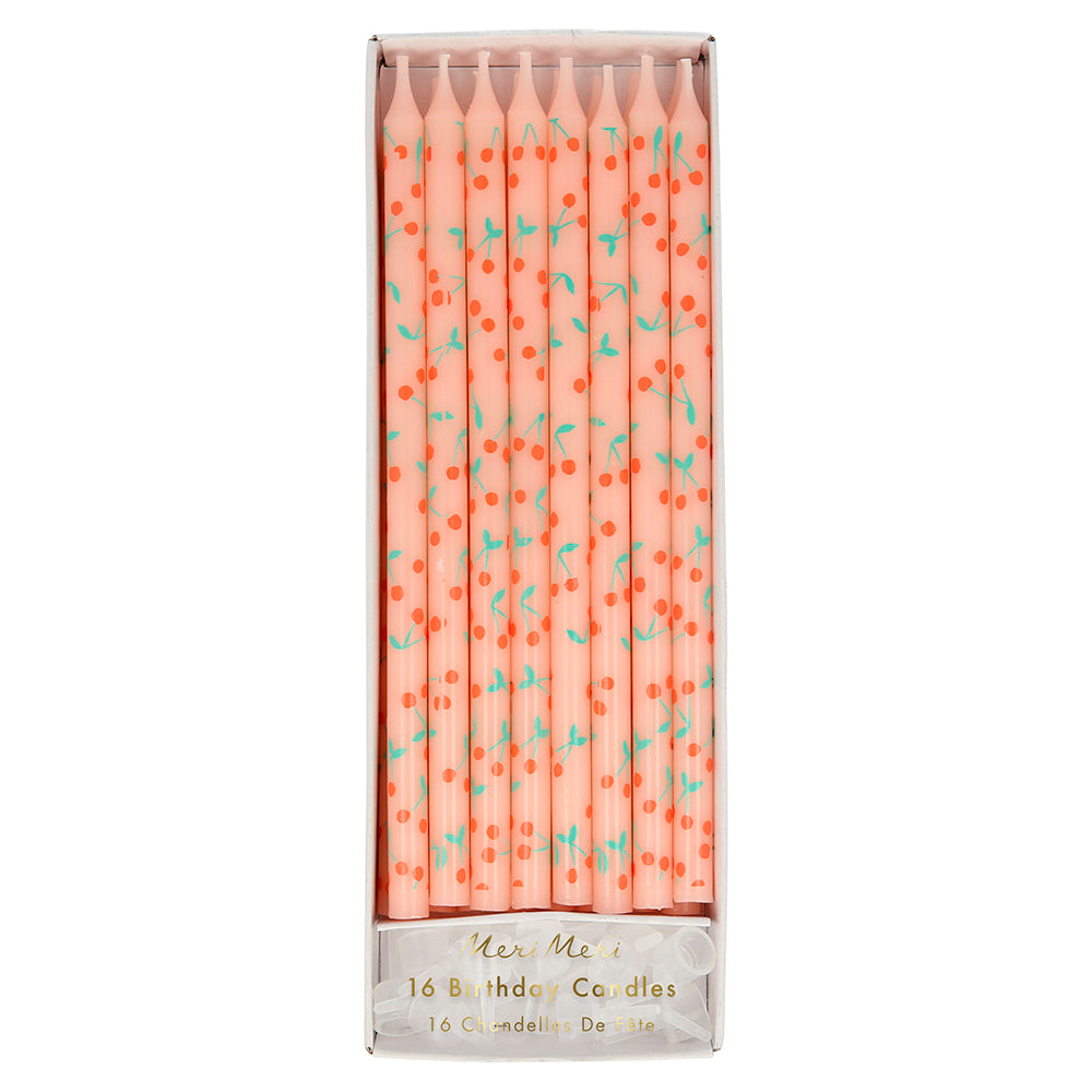 Velas impresas - cerezas
