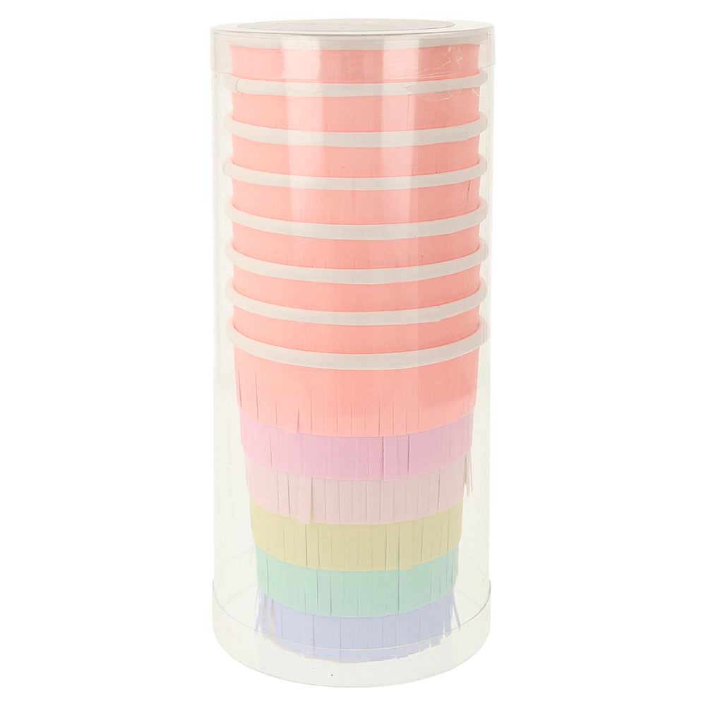 Vasos tiritas pastel