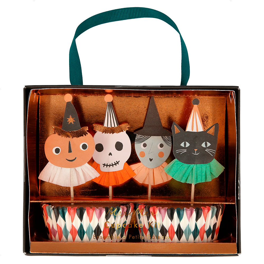Kit para cupcakes - Halloween vintage
