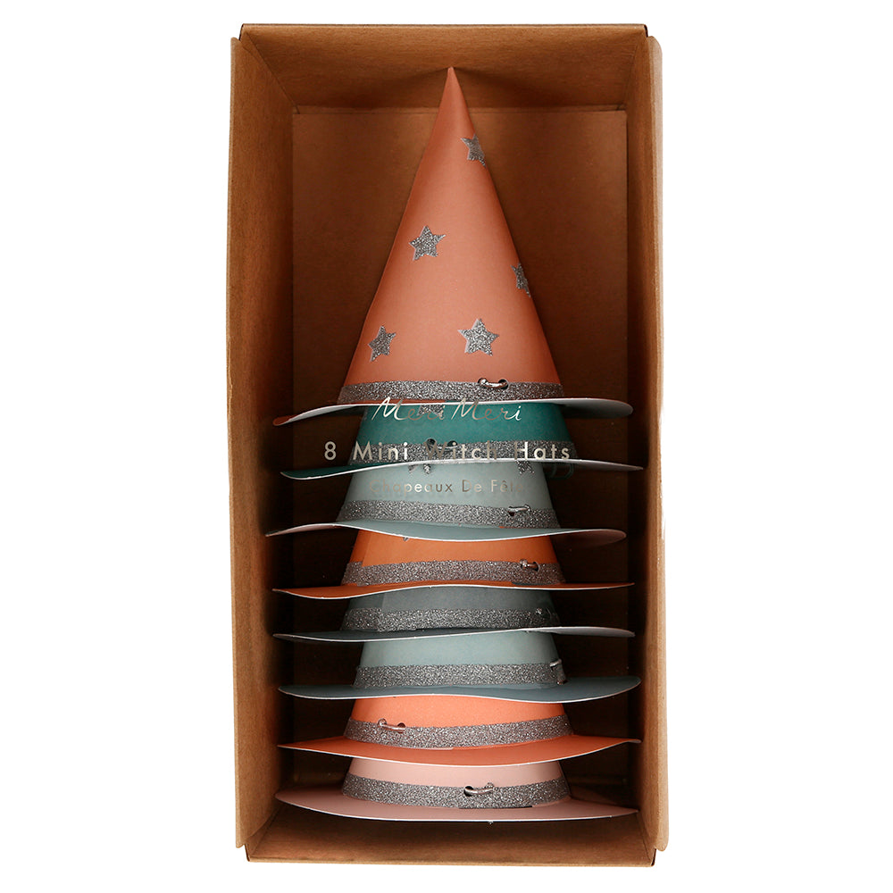 Mini sombreros de bruja Halloween pastel