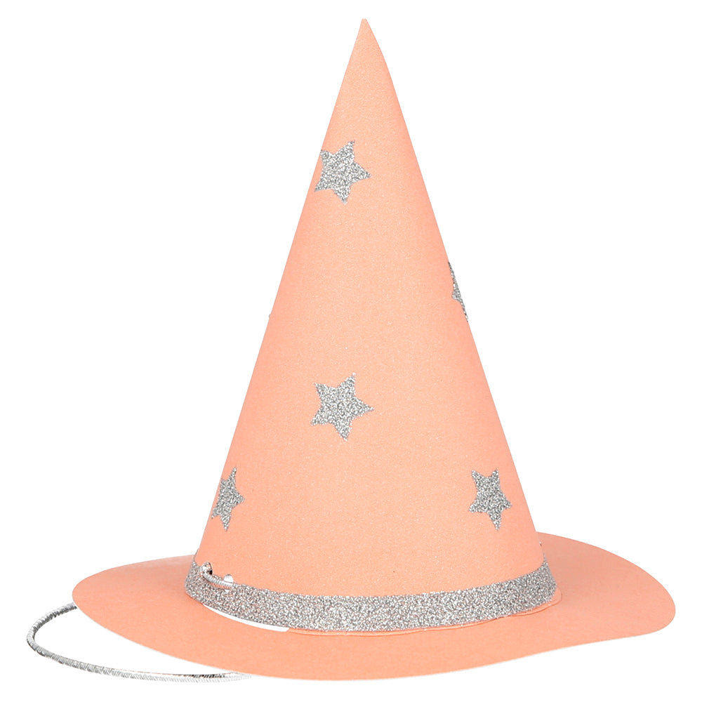 Mini sombreros de bruja Halloween pastel