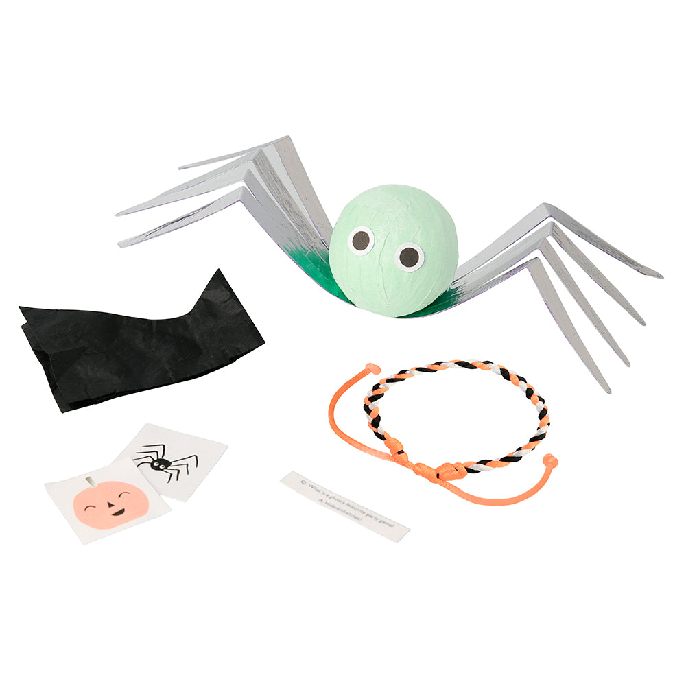 Bolitas sorpresa con forma de araña Halloween pastel