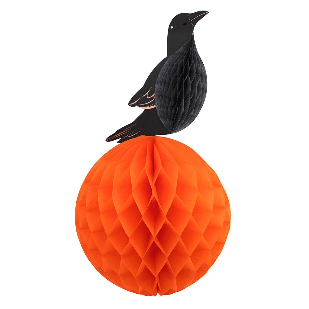 Cabezas de Halloween con Honeycomb balls