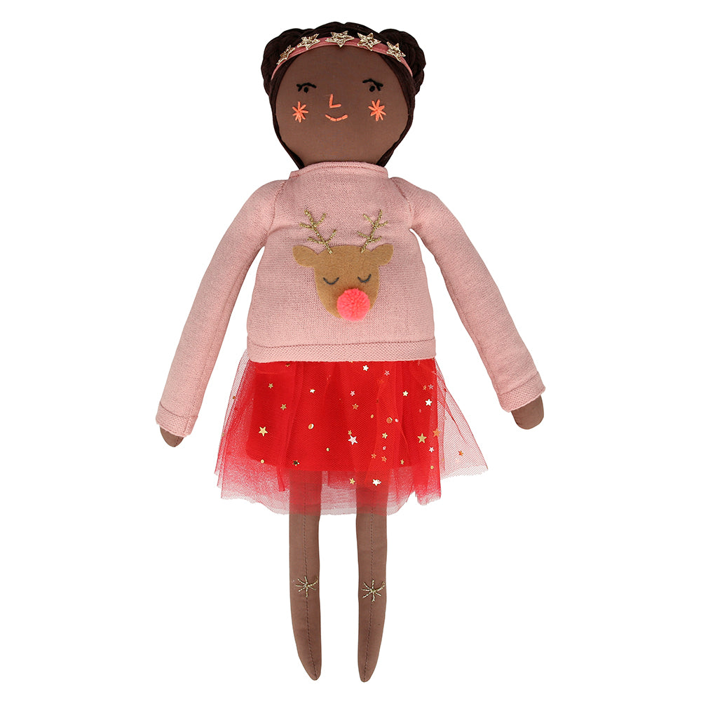 Muñeca - Holly con Jumper de Navidad