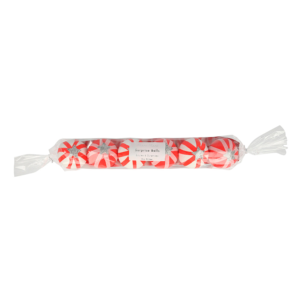 Bolitas sorpresa - caramelos de menta