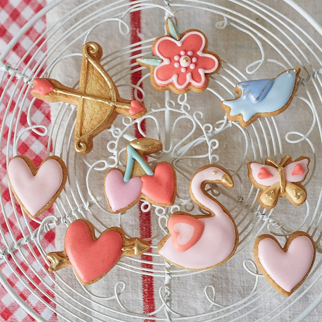 Cortadores de galletas mini San Valentín