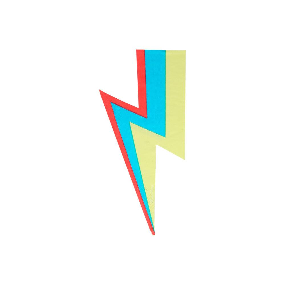 Servilletas con forma de rayo