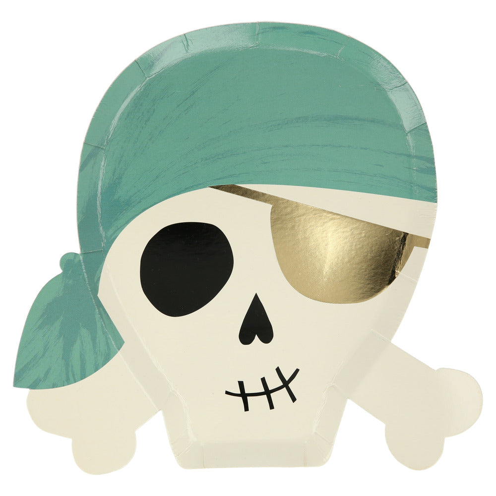 Platos con forma de calavera - 22 cm