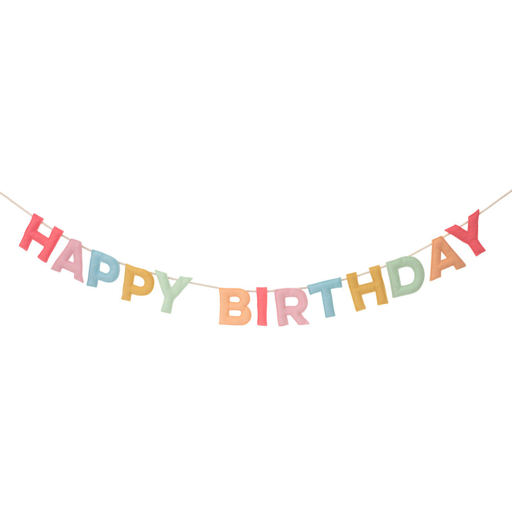 Guirnalda de fieltro Happy Birthday