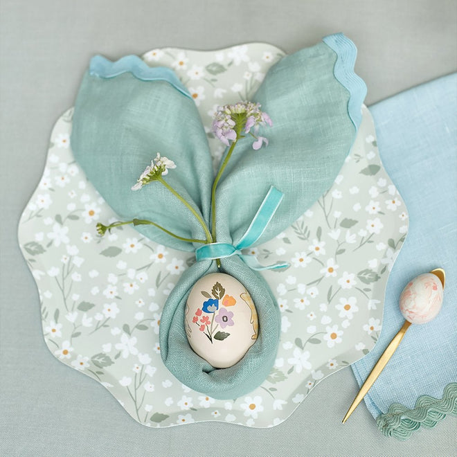 Tatuajes para decorar huevos de Pascua - conejos cuadrillé