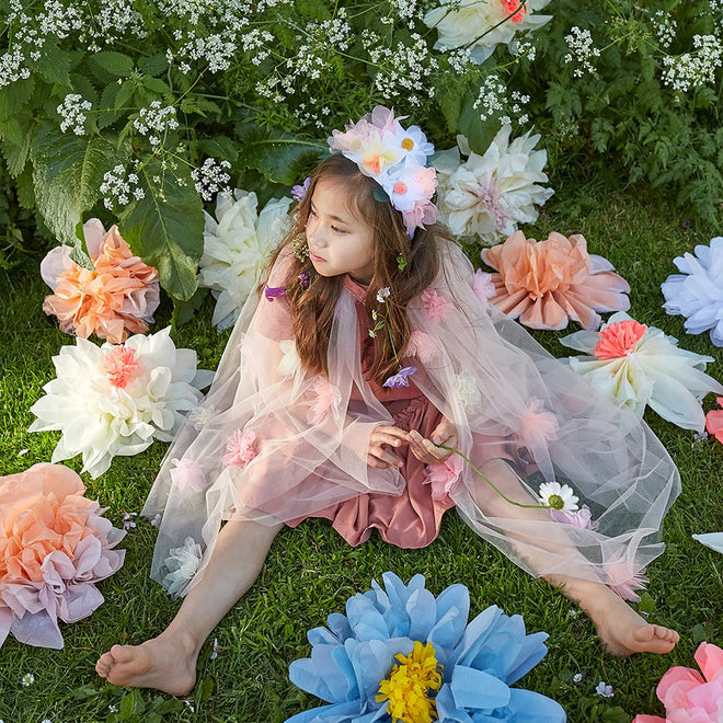 Disfraz - Capa de flores