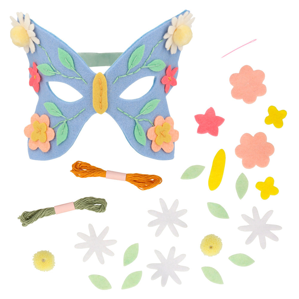 Kit para bordar - máscara floral