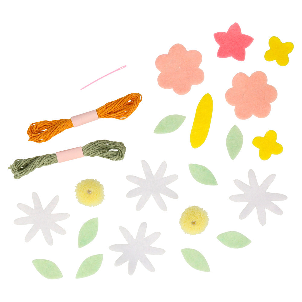 Kit para bordar - máscara floral
