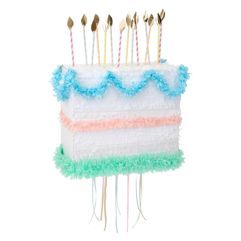 Piñata con forma de torta