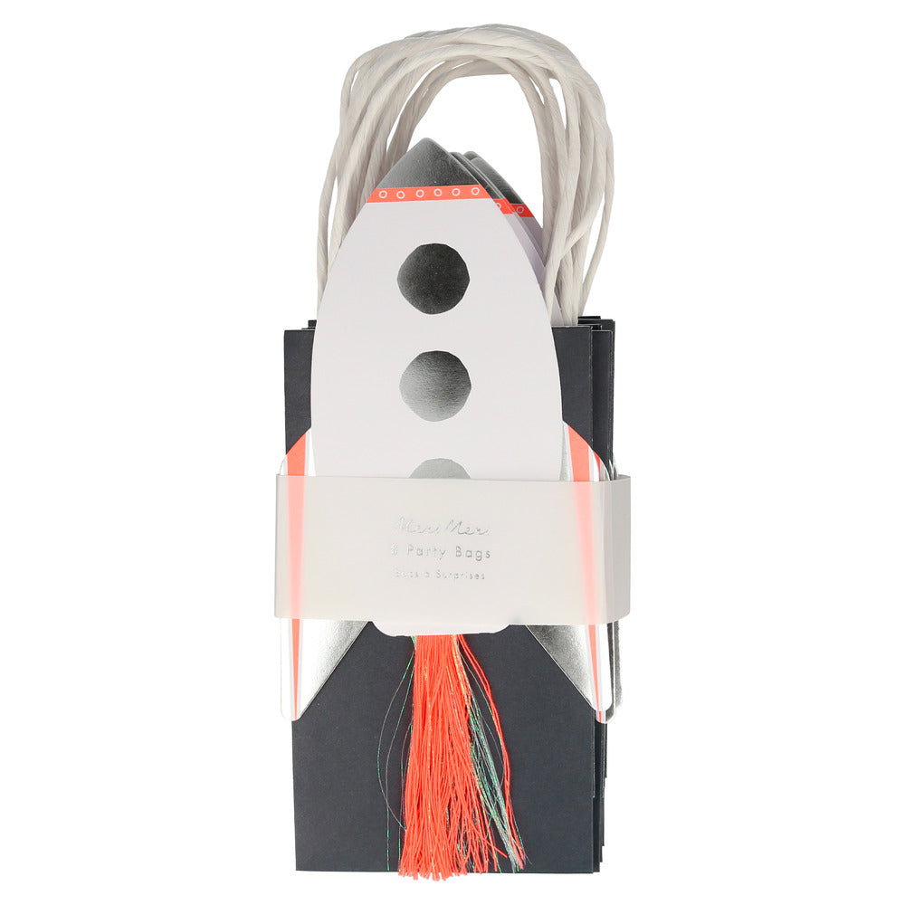 Bolsas para sorpresas - cohete espacial