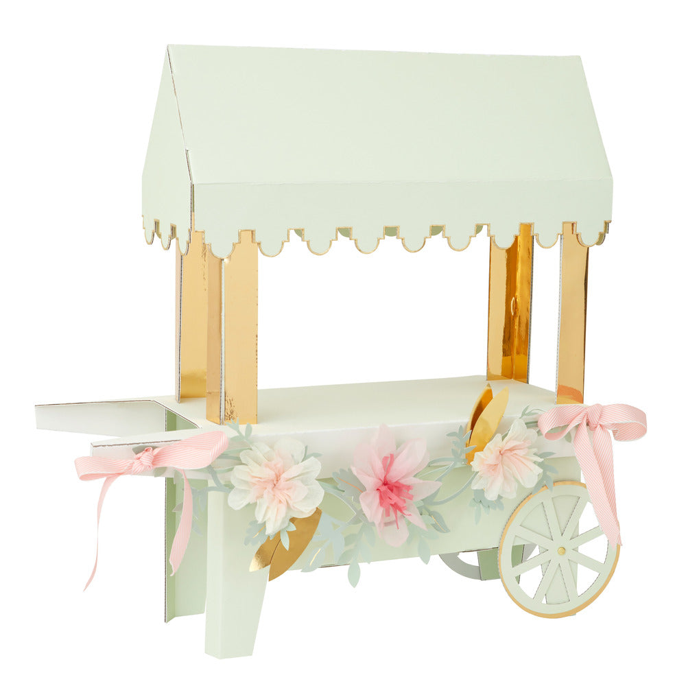 Centro de mesa - carrito de macarrones Ladurée Paris