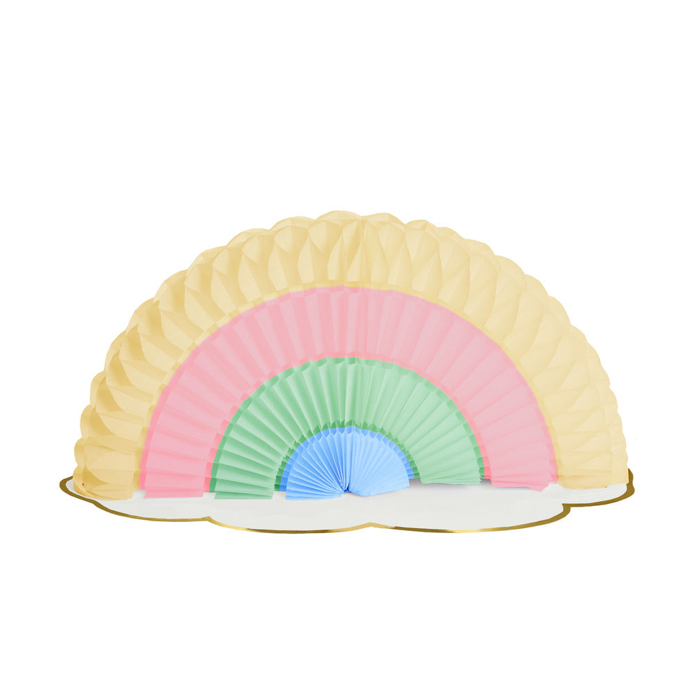 Decoraciones arcoiris de honeycomb balls