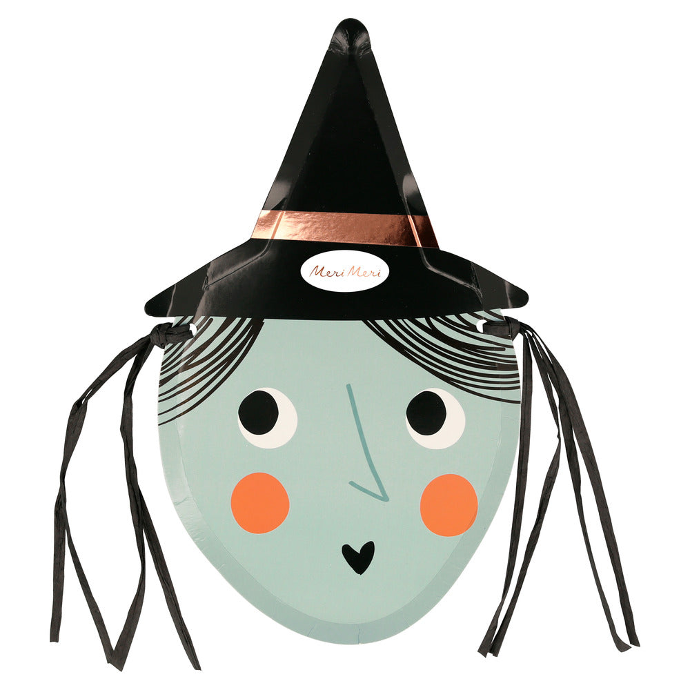 Platos con forma de bruja