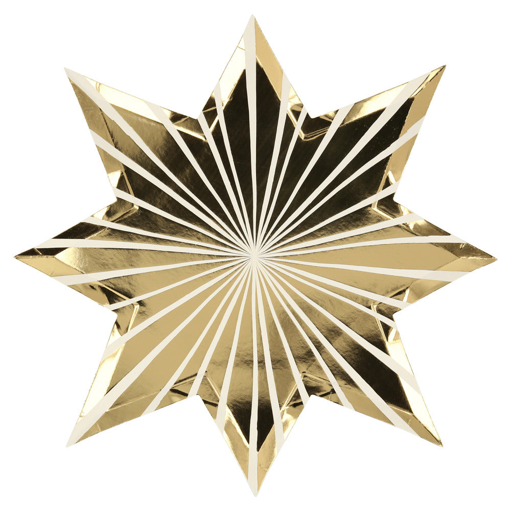 Platos - estrellas y rayas medianos