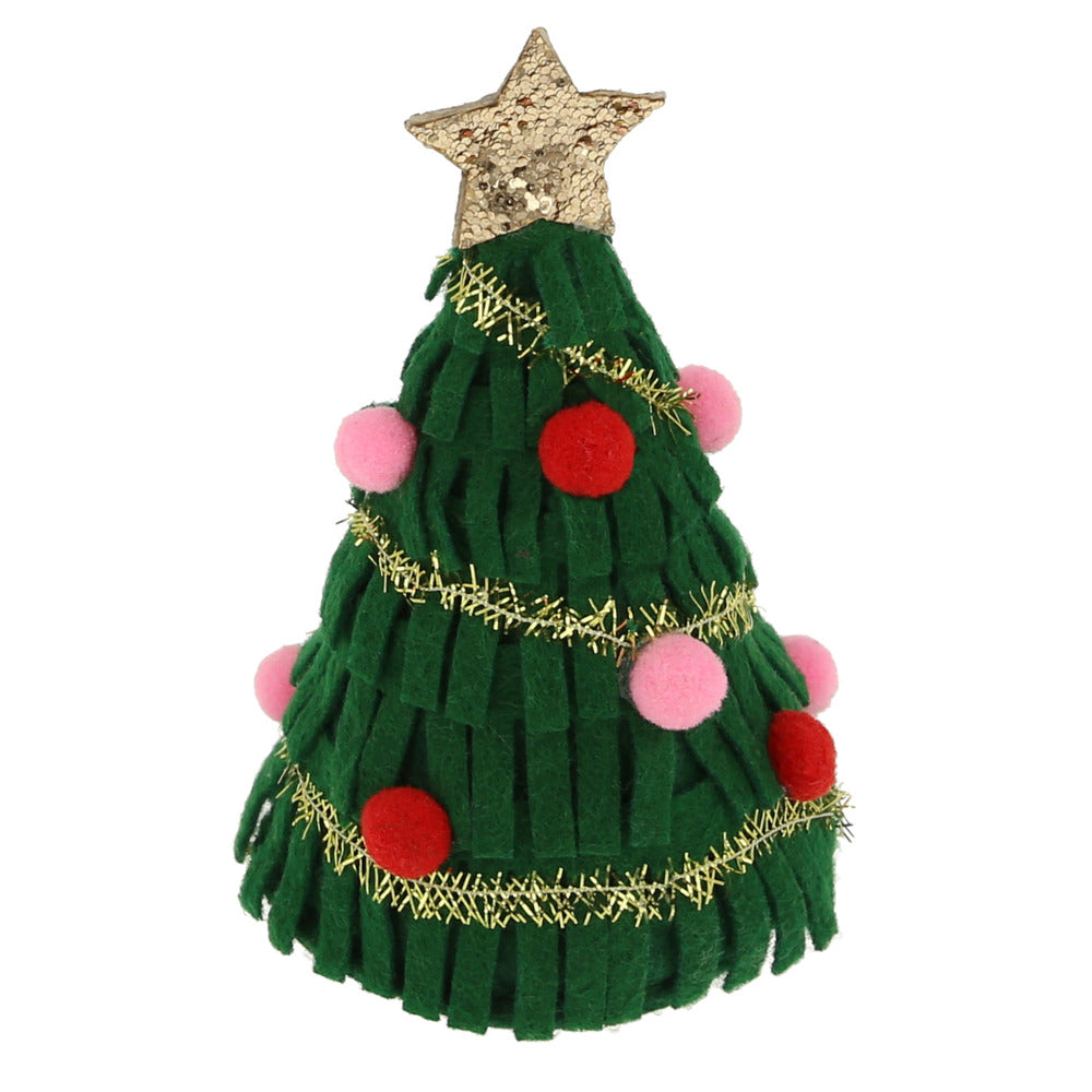 Pinche árbol de Navidad de fieltro