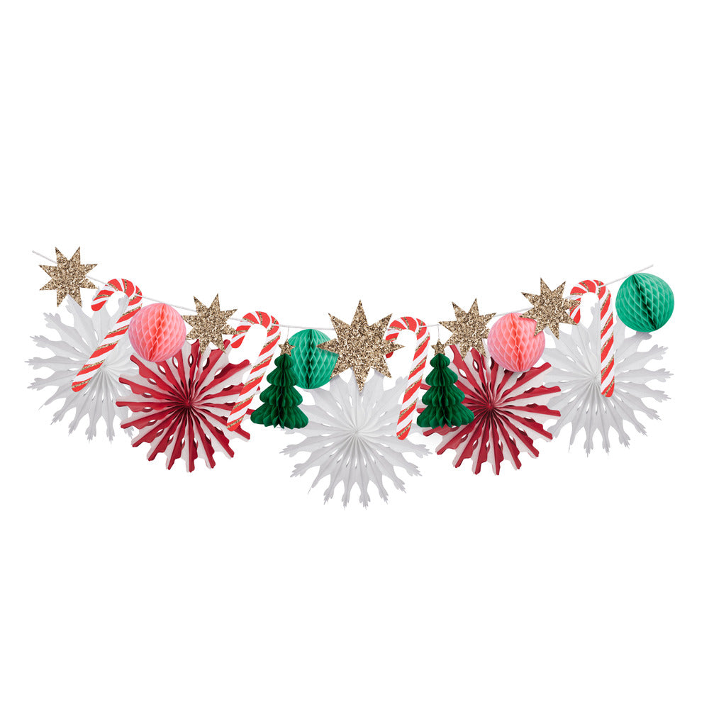 Guirnalda honeycomb balls de Navidad