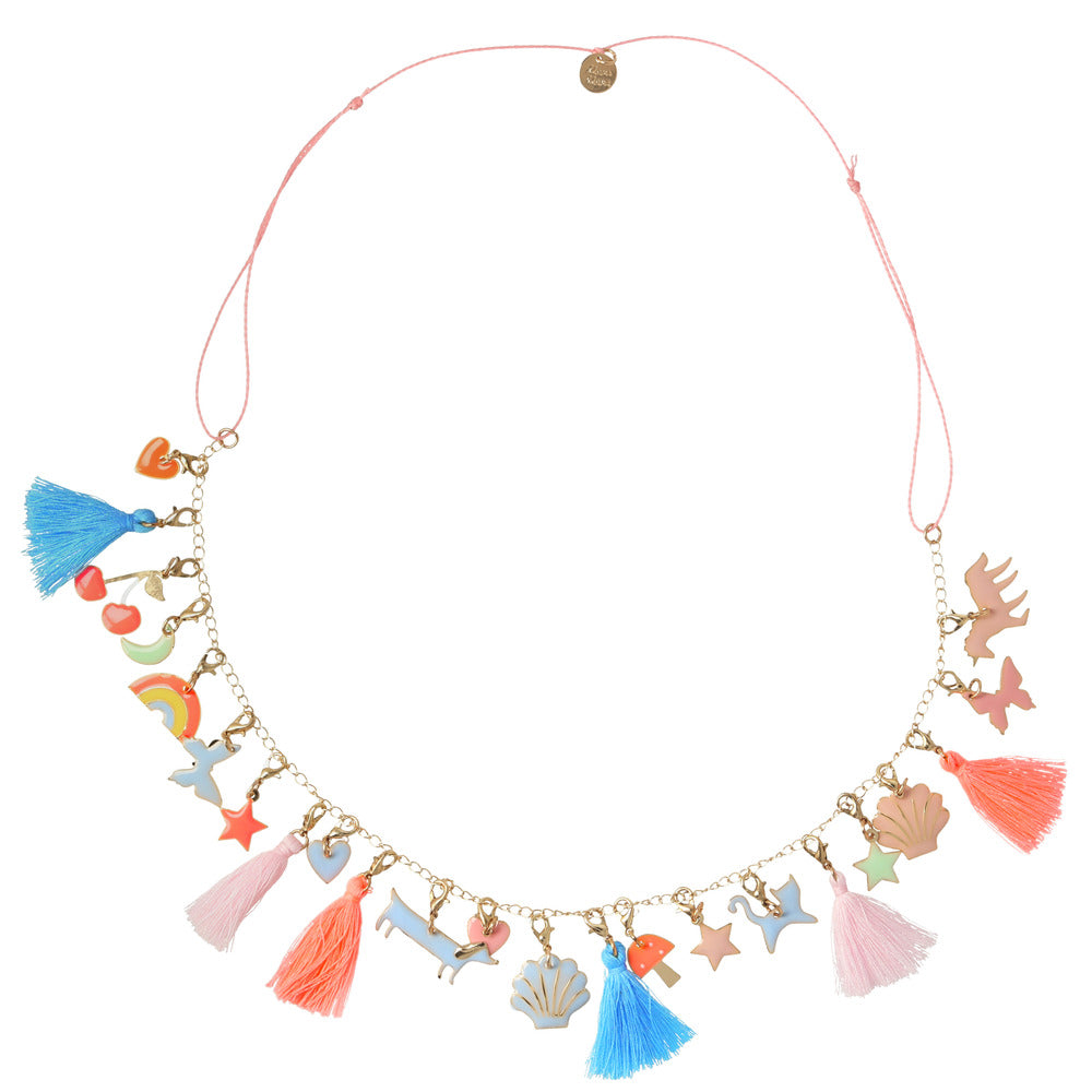 Calendario de adviento - collar con figuras esmaltadas