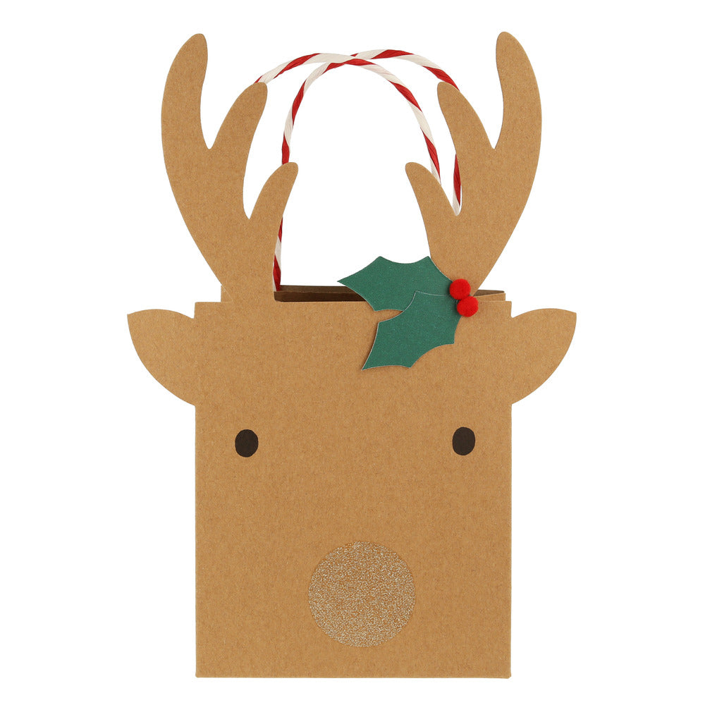 Bolsas de regalo renos - medianas (2 unidades)