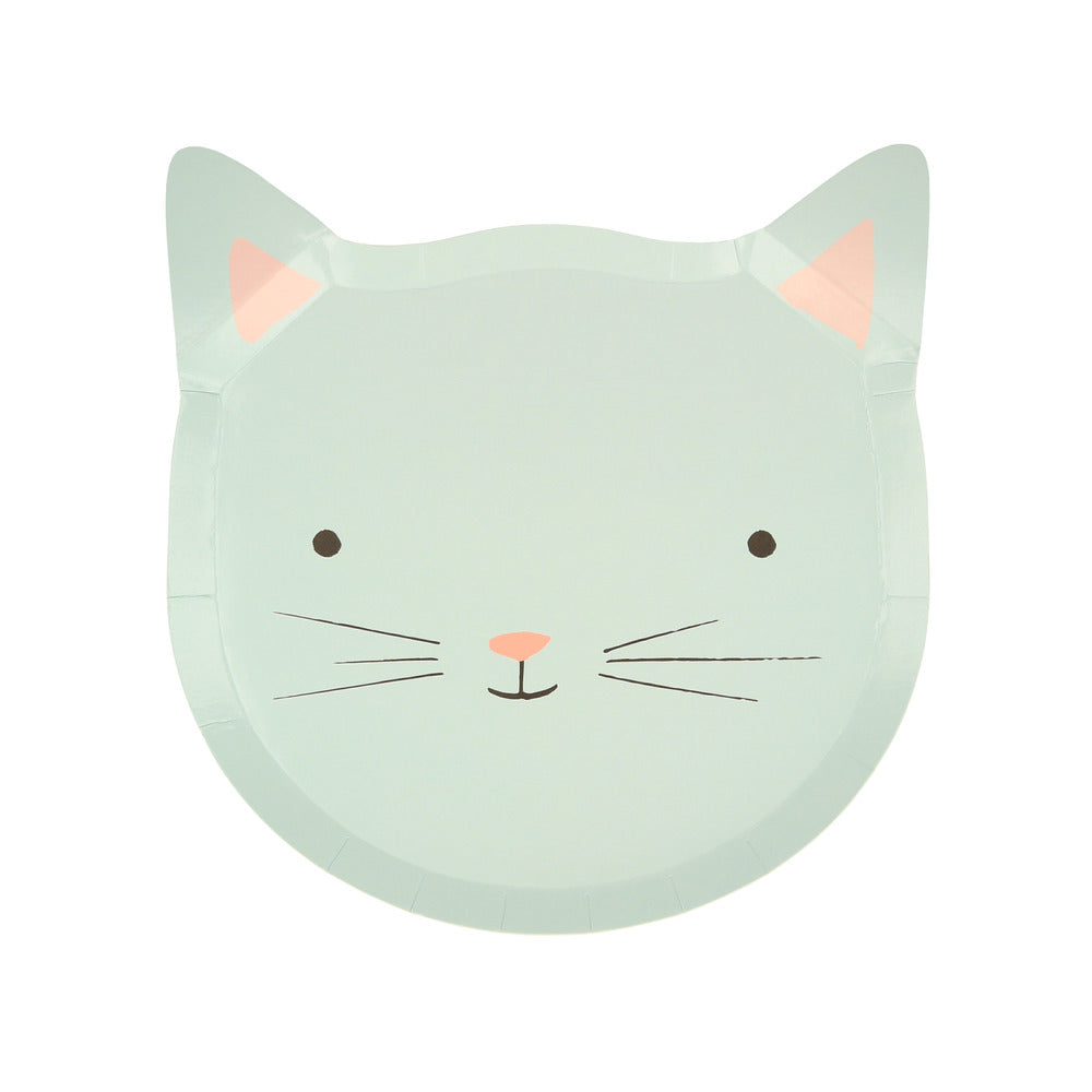 Platos con forma de gatito