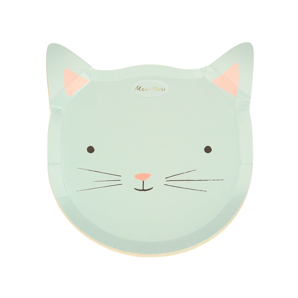Platos con forma de gatito