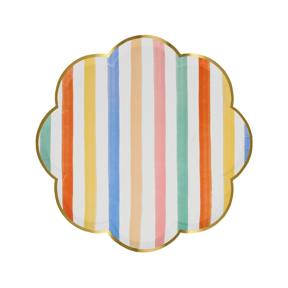 Platos patrones de colores - medianos