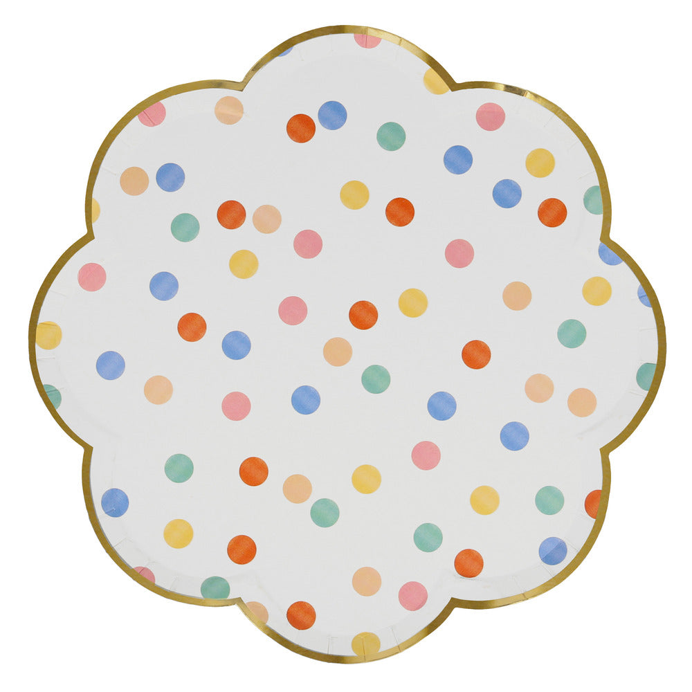 Platos patrones de colores - grandes