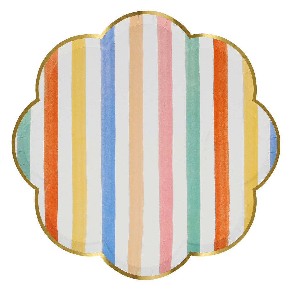 Platos patrones de colores - grandes