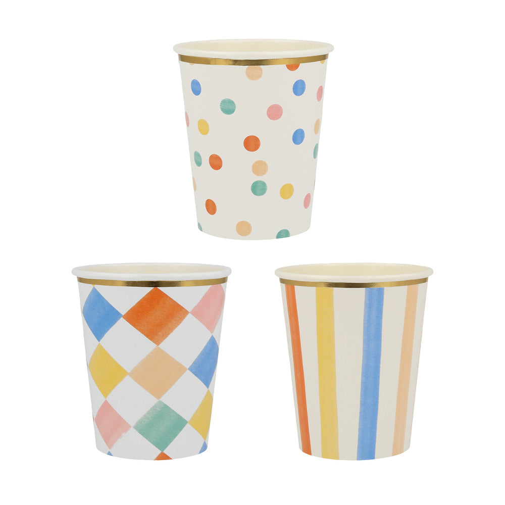 Vasos patrones de colores