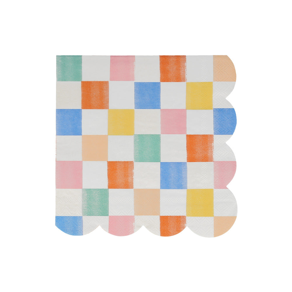 Servilletas patrones de colores - grandes