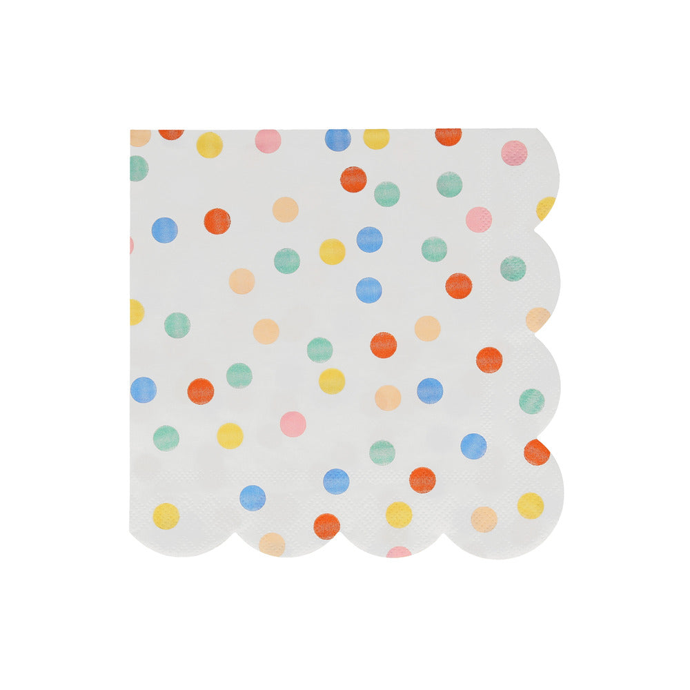 Servilletas patrones de colores - grandes