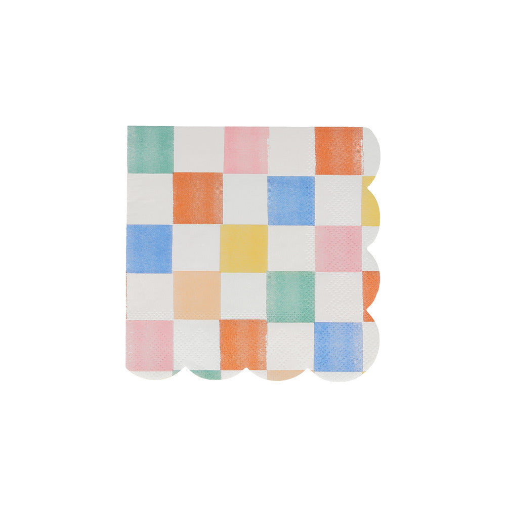 Servilletas patrones de colores - pequeñas