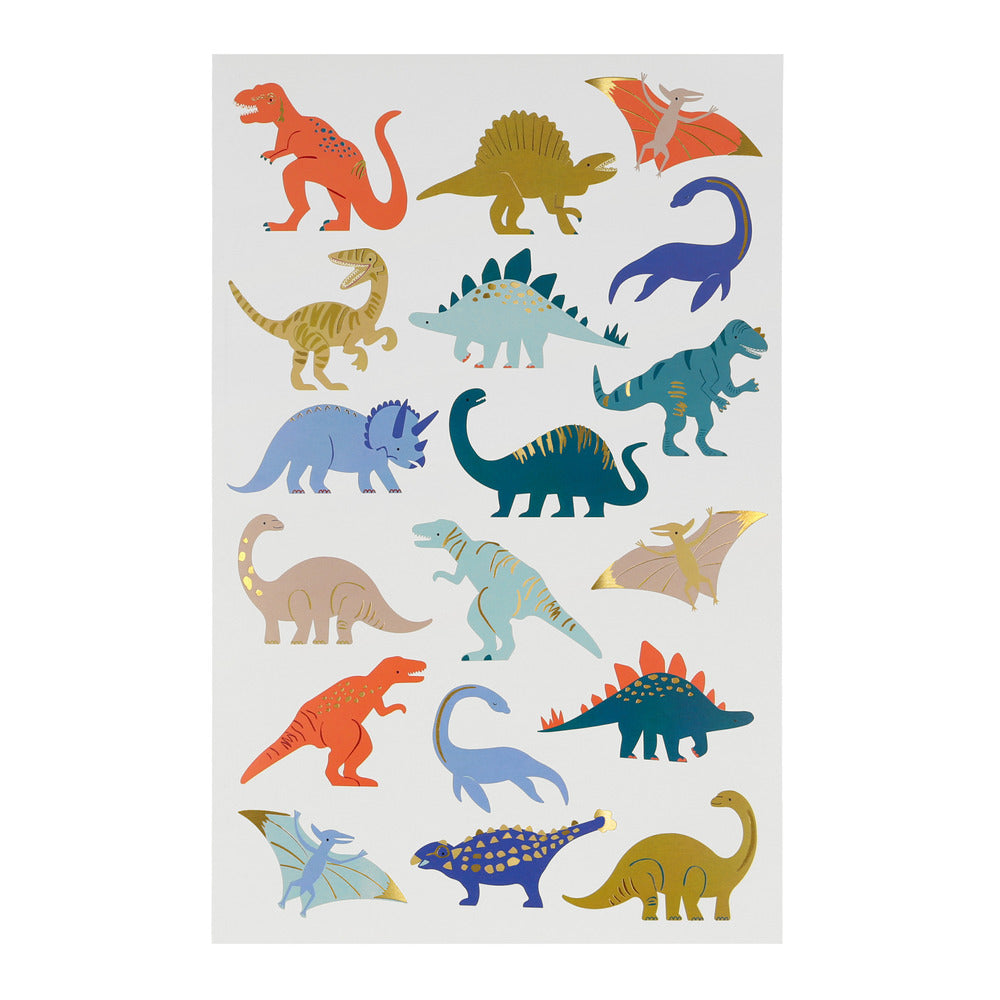 Hojas de tatuajes - dinosaurios (2 hojas)