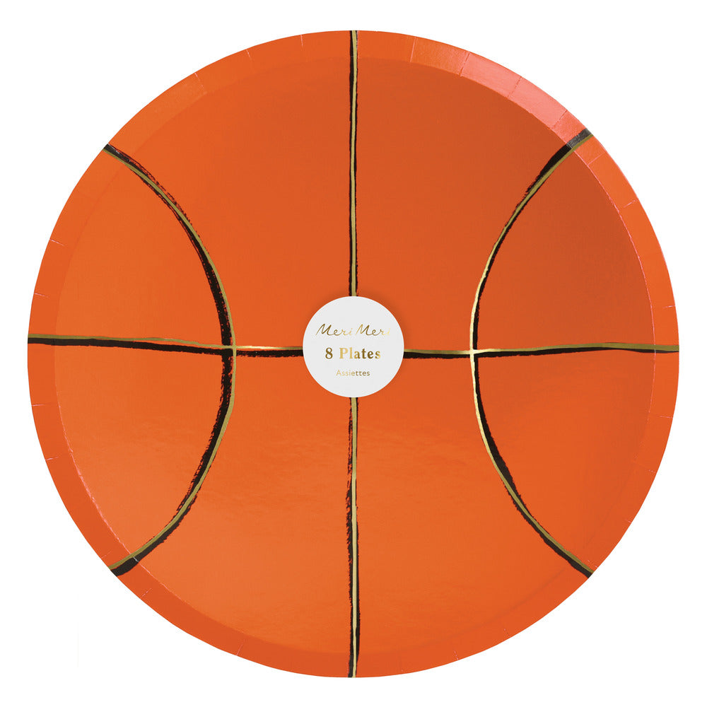 Platos pelota de basketball
