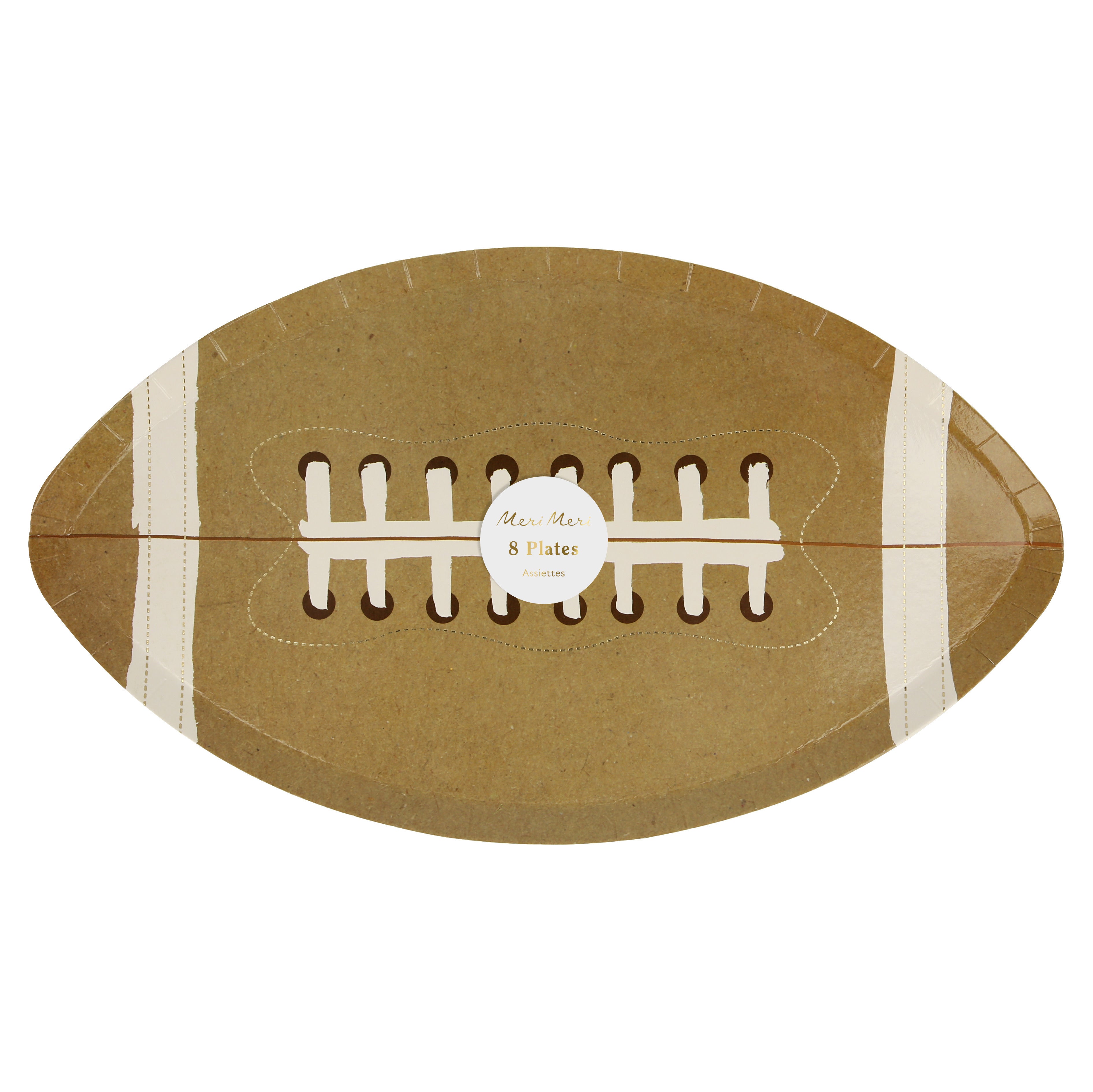 Platos pelota de fútbol americano