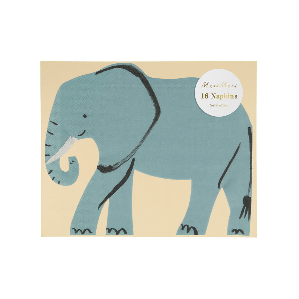 Servilletas con forma de elefante