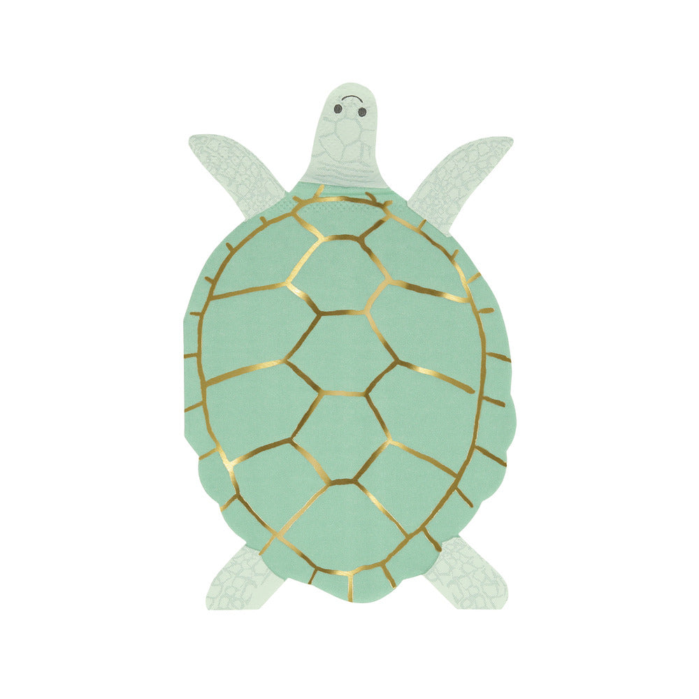 Servilletas con forma de tortuga