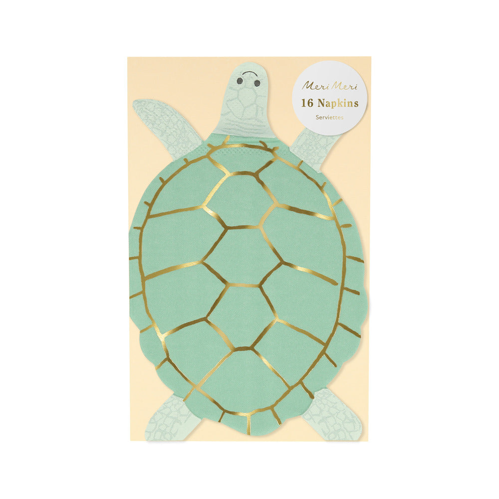 Servilletas con forma de tortuga