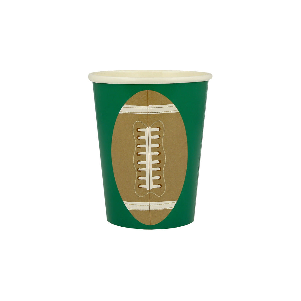 Vasos pelota de fútbol americano