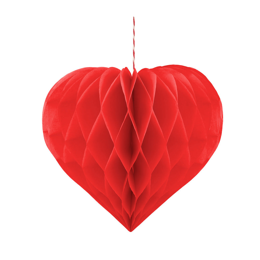 Guirnalda de honeycomb balls San Valentín